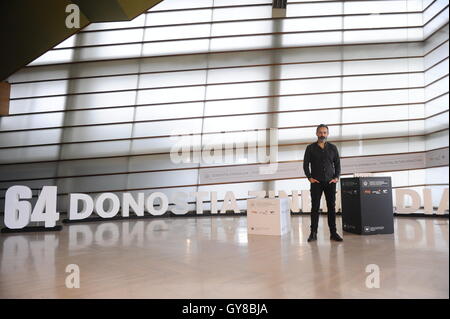 San Sebastian, Spagna. Xviii Sept, direttore 2016Baltasar Kormakur durante la 64a San Sebastian Film Festival. Credito: Gtres Información más Comuniación on line,S.L./Alamy Live News Foto Stock