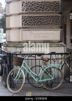 Throgmorton Avenue, Città di Londra Foto Stock