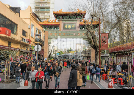 Argentina, Buenos Aires, quartiere Belgrano, China Town Foto Stock