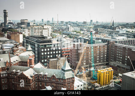 La costruzione del nuovo fascio di protoni unità di terapia presso la University College London Hospital (UCLH) Foto Stock