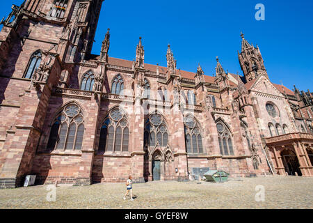 Freiburg Minster, Freiburg im Breisgau, Germany Foto Stock