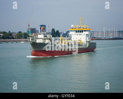 TSHD Shoalway,un fronte di tramoggia di aspirazione draga di proprietà e gestito dalla Royal BOSKALIS WESTMINSTER Foto Stock