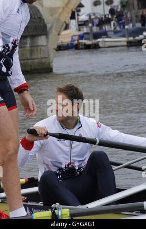 Matt Langridge del Team GB Team di canottaggio a Henley on Thames Foto Stock