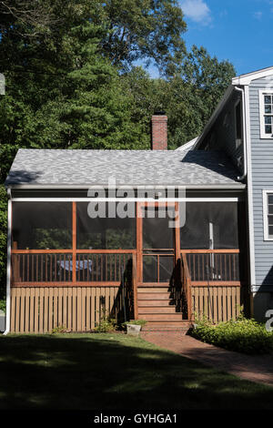 Vagliate in coperta di lusso casa residenziale, New England, STATI UNITI D'AMERICA