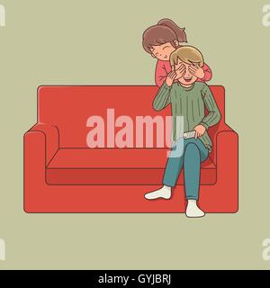 Matura sul lettino 2 Illustrazione Vettoriale