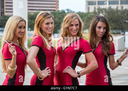 Il circuito delle Americhe le ragazze in un evento di Austin in Texas Foto Stock