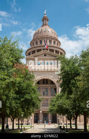 Dello stato del Texas edificio di capitale di Austin in Texas Foto Stock