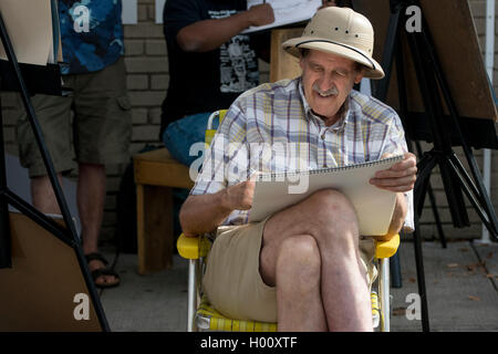 Wescott Street Fair in Syracuse, New York. Foto Stock
