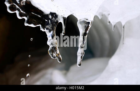 Fusione di ghiaccioli, Francia Foto Stock