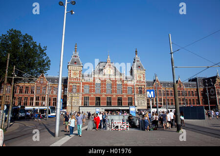 Amsterdam Centraal Station Foto Stock