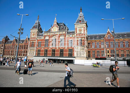 Amsterdam Centraal Station Foto Stock