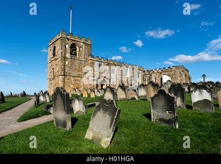 Chiesa di Santa Maria, Whitby, North Yorkshire. Foto Stock