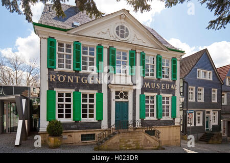 Roentgen-Museum tedesco a Remscheid, Germania, Renania settentrionale-Vestfalia, Bergisches Land, Remscheid Foto Stock