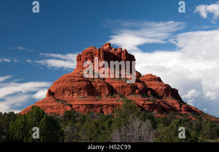 Bell Rock, vicino a Sedona, in Arizona. Foto Stock