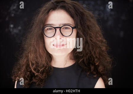 Arsinée Khanjian, attrice e produttore di film, visto durante il festival in Italia nel mese di luglio 2016 Foto Stock