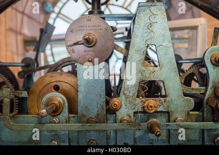 JODHPUR, India - 11 febbraio 2015: Ghanta Ghar meccanismo di orologio. Foto Stock