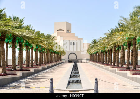 Doha il museo di arte islamica del Qatar Foto Stock