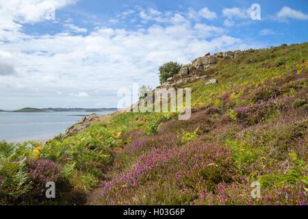 Cappella giù, St Martin's, isole Scilly, Inghilterra Foto Stock