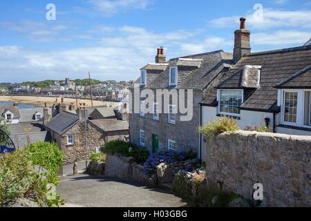 Hugh Town, St Mary, isole Scilly, Inghilterra Foto Stock