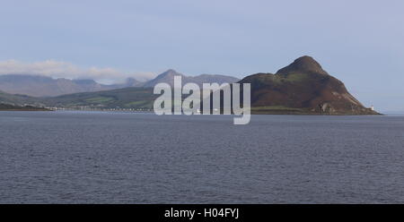 Mullach mor su Holy Isle e goatfell arran scozia settembre 2016 Foto Stock