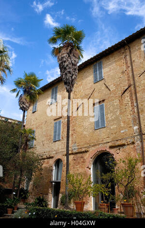 Orto Botanico dell'Università di Siena (aka il giardino botanico), Siena, Italia Foto Stock