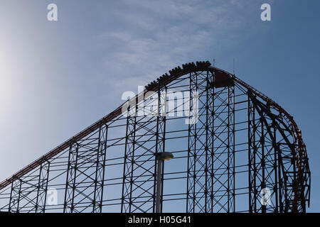 La big one a Blackpool Pleasure Beach Foto Stock