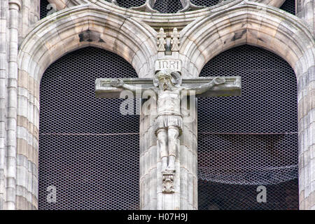 Dettaglio del Santo Nome di Gesù Manchester Foto Stock