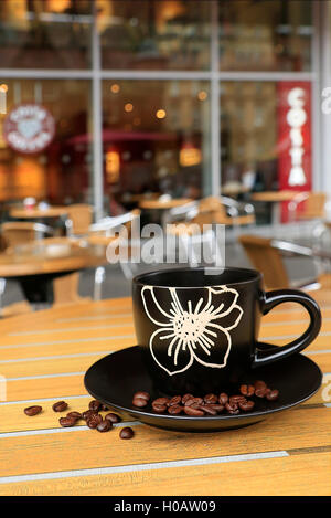 Bel tempo di caffè in Glasgow Foto Stock