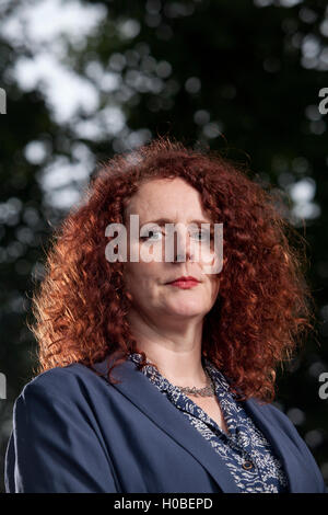 Maggie O'Farrell, il nordirlandese autore di narrativa contemporanea, all'Edinburgh International Book Festival. Edimburgo, Scozia. Il 25 agosto 2016 Foto Stock