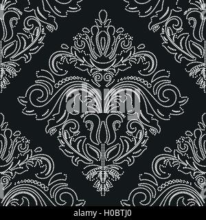 Seamless Damasco sfondo vettoriale Illustrazione Vettoriale