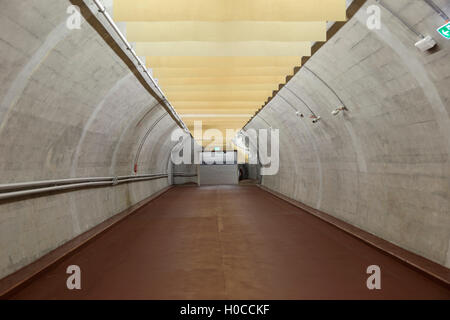Zurigo Schwitzerland Bunker sottopassaggio di ingresso Foto Stock