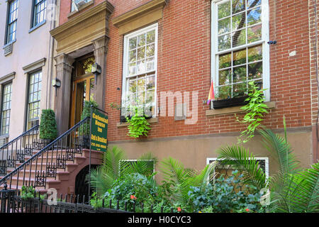 Casa coloniale Inn, Chelsea, New York, Stati Uniti d'America Foto Stock