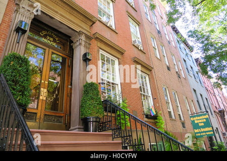 Casa coloniale Inn, Chelsea, New York, Stati Uniti d'America Foto Stock
