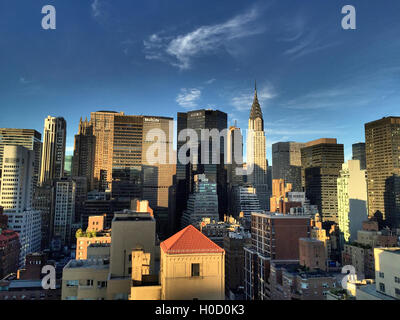 Vista di Midtown con Murray Hill in primo piano, NYC Foto Stock