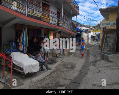 Kaza Mercato - Spiti Valley (India) Foto Stock