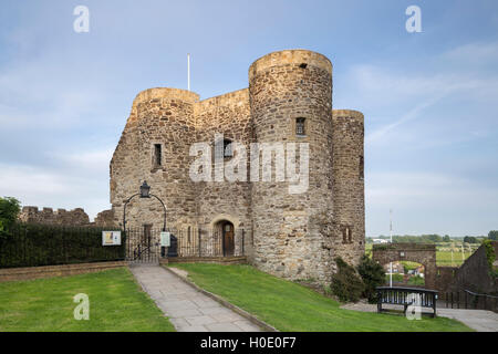 Ypres Tower, Museo Castello di Rye, segale, East Sussex, England, Regno Unito Foto Stock