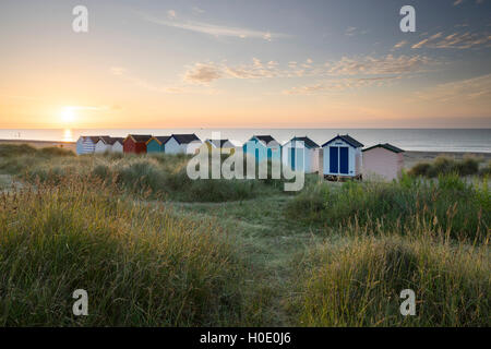 Southwold Beach, Southwold, Suffolk, Inghilterra, Regno Unito Foto Stock