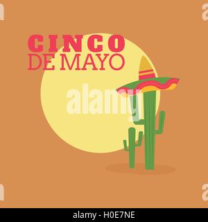 Cinco de mayo Illustrazione Vettoriale