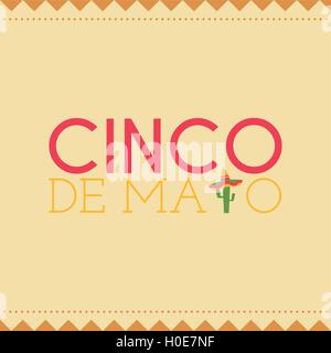 Cinco de mayo Illustrazione Vettoriale