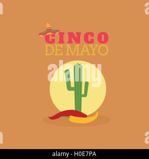 Cinco de mayo Illustrazione Vettoriale