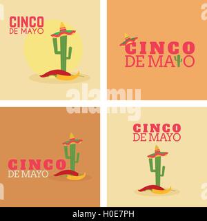 Cinco de mayo Illustrazione Vettoriale