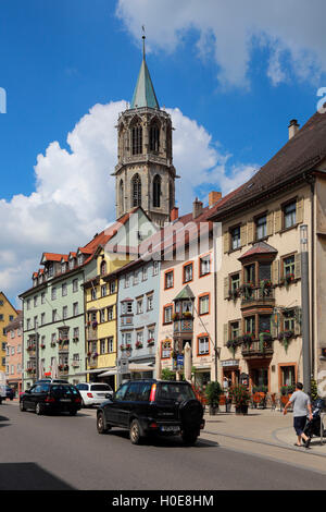 Rottweil Hochbrücktorstraße Kapellenkirche Foto Stock