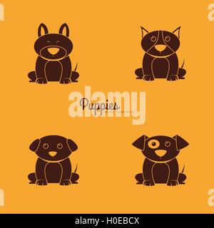 Cartoon carino animali Illustrazione Vettoriale