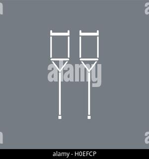 Medical Silhoutte oggetto Illustrazione Vettoriale