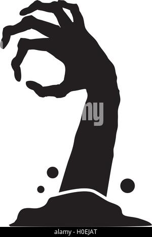 Halloween Icona Silhouette Illustrazione Vettoriale