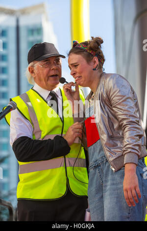 Cardiff, Galles, UK. Il 17 settembre 2016 "Città dell'imprevisto' Roald Dahl celebrazione Foto Stock