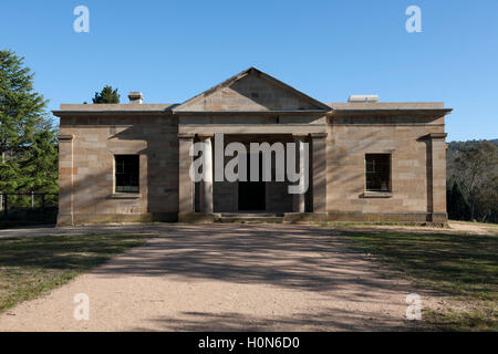 Hartley Courthouse è stato progettato da architetto coloniale Mortimer Lewis in Grecian stile Revival (cira 1837). Foto Stock