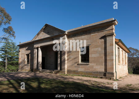 Hartley Courthouse è stato progettato da architetto coloniale Mortimer Lewis in Grecian stile Revival (cira 1837). Ancora in gran parte int Foto Stock