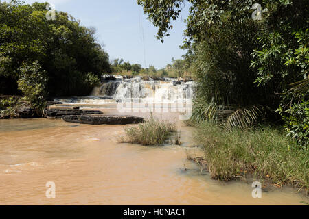 Karfiguela cade di Banfora, regione di Cascades , Burkina Faso Foto Stock