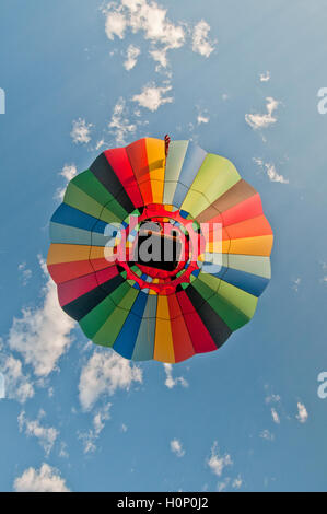 Mongolfiera sopra Ann Morrison Park nel "acquavite di Boise palloncino classico' nel settembre 2016 Foto Stock